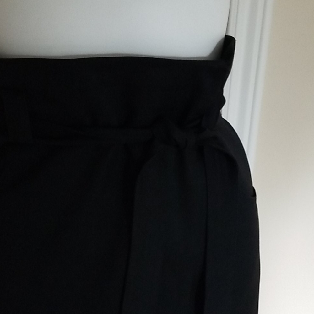 Vintage Liptons Pure virgin Wool Paperbag Wrap Skirt - Picture 4 of 5